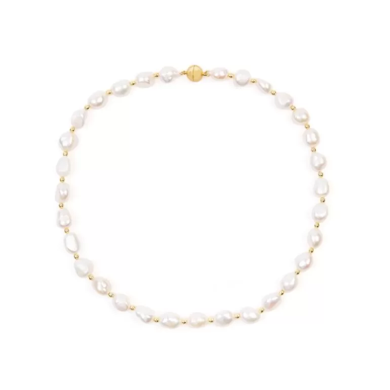Royal Collection Shop Baroque Pearl And Gold Bead Necklace | Necklaces