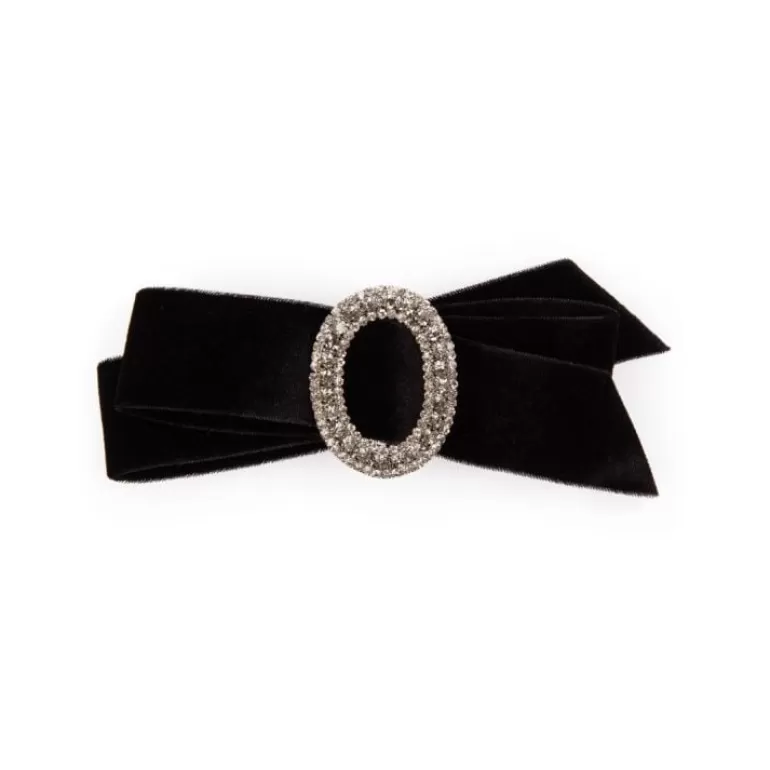 Royal Collection Shop Black Velvet Bow | Hair Accessories