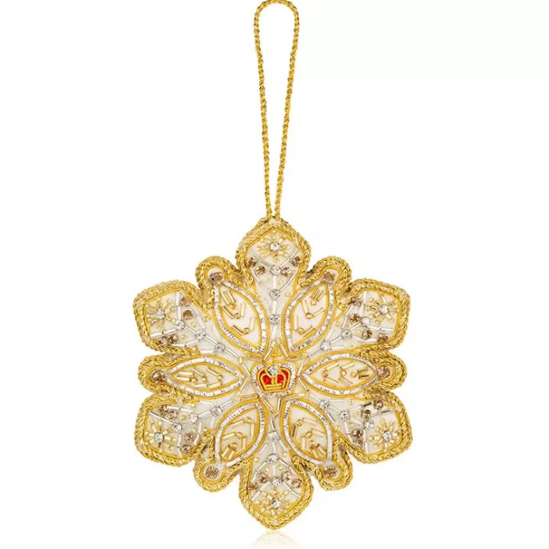 Royal Collection Shop Buckingham Palace Crystal Snowflake Decoration | Decorations