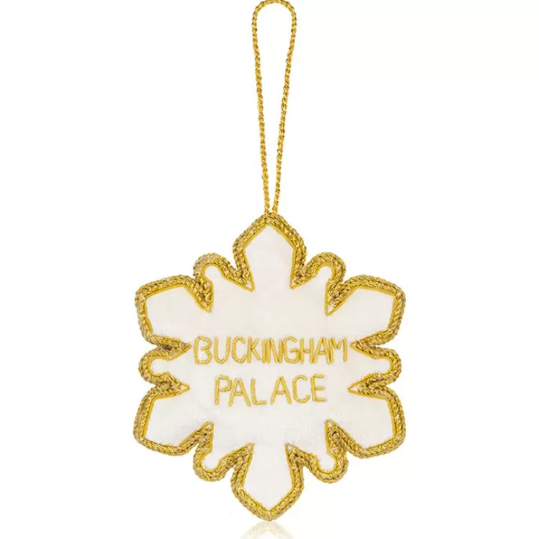Royal Collection Shop Buckingham Palace Crystal Snowflake Decoration | Decorations