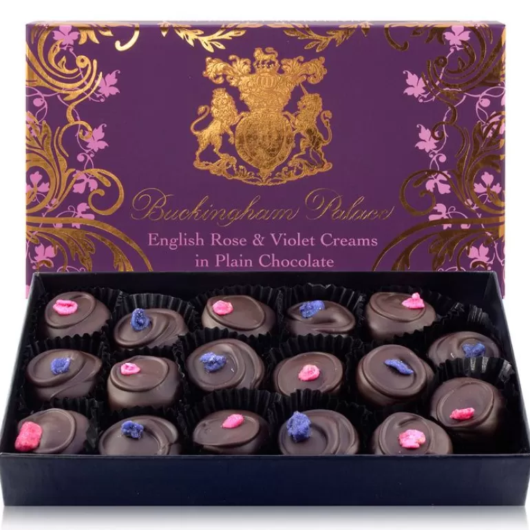 Royal Collection Shop Buckingham Palace English Rose And Violet Creams | Confectionery & Chocolates