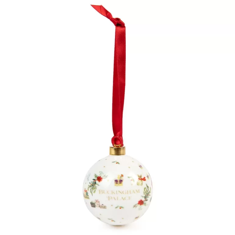 Royal Collection Shop Buckingham Palace Fine Bone China Bauble | Decorations