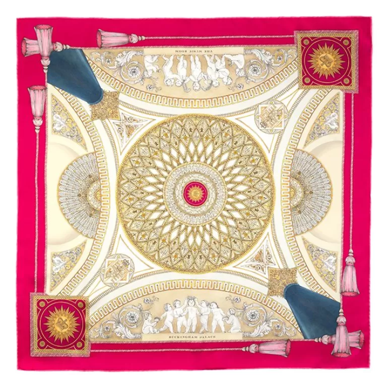 Royal Collection Shop Buckingham Palace Music Room Silk Scarf | Scarves