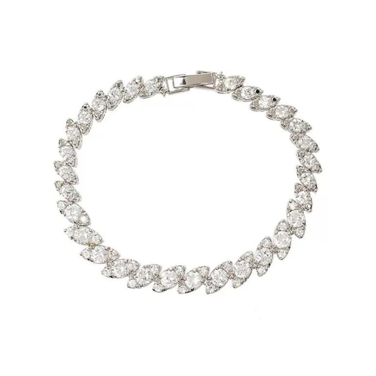 Royal Collection Shop Buckingham Palace Slim Oval Crystal Bracelet | Bracelets