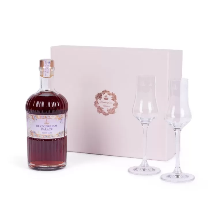 Royal Collection Shop Buckingham Palace Sloe Gin Gift Set | Wine & Spirits