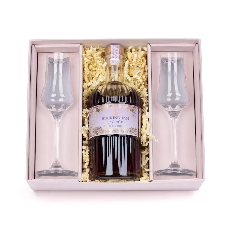 Royal Collection Shop Buckingham Palace Sloe Gin Gift Set | Wine & Spirits