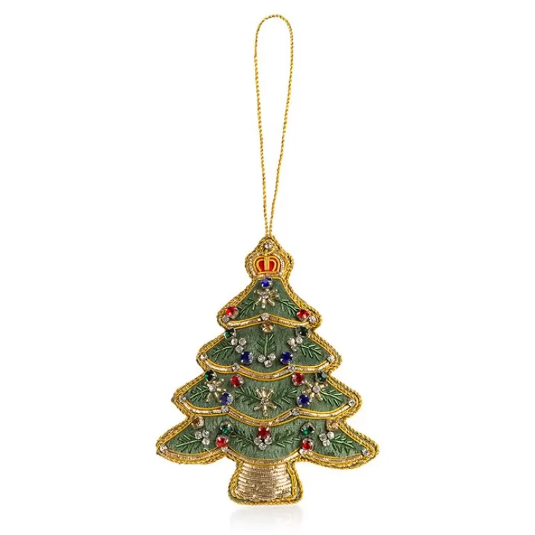 Royal Collection Shop Buckingham Palace Velvet Christmas Tree Decoration | Decorations