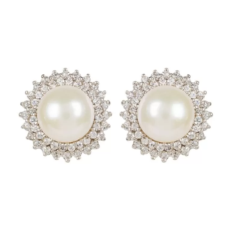 Royal Collection Shop Centred Pearl Earrings | Earrings