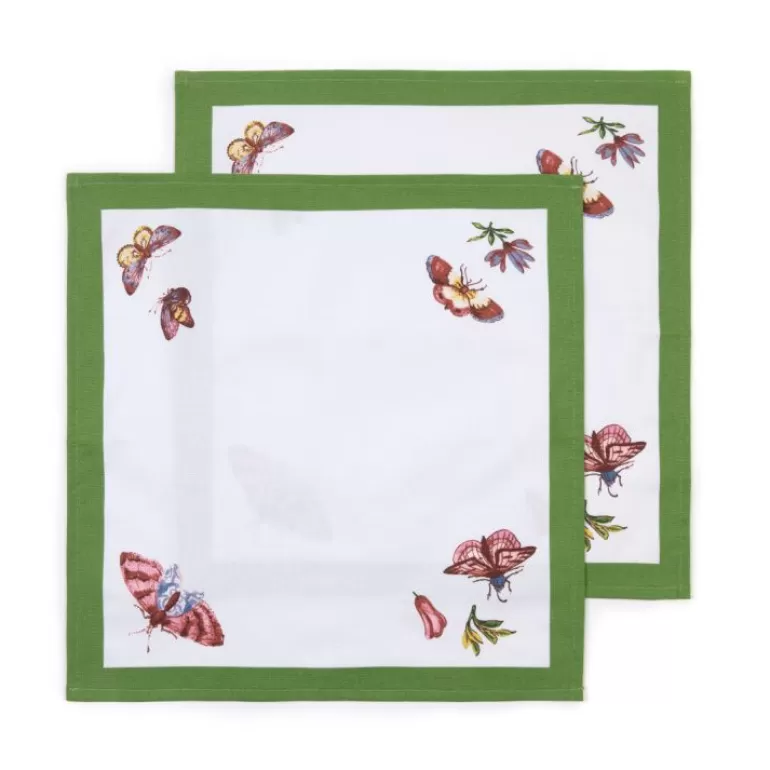 Royal Collection Shop Chelsea Set Of 2 Napkins | Chelsea Garden Collection