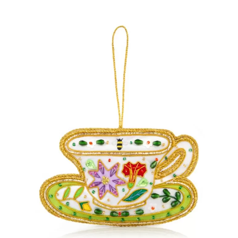 Royal Collection Shop Chelsea Teacup And Saucer Decoration | Chelsea Garden Collection