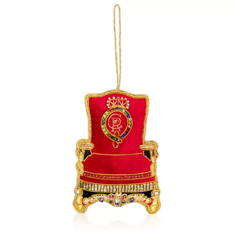 Royal Collection Shop Ciiir Throne Decoration | His Majesty The King'S 75Th Birthday