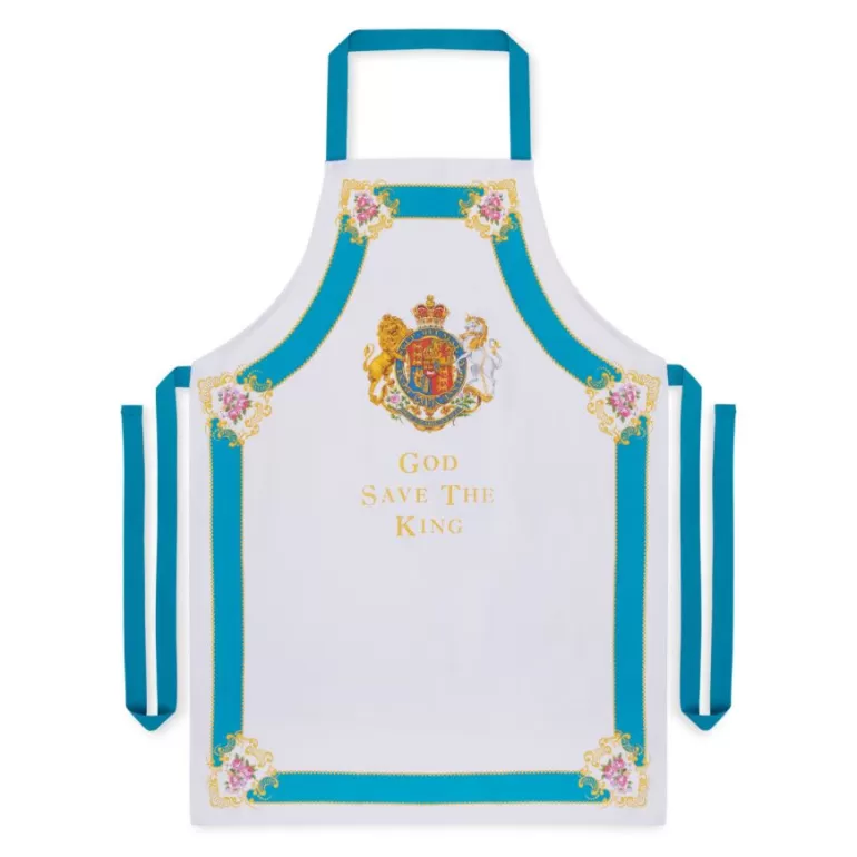 Royal Collection Shop Coat Of Arms Apron | His Majesty The King'S 75Th Birthday