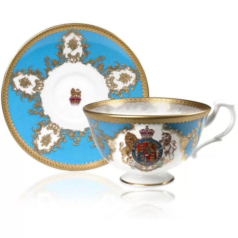Royal Collection Shop Coat Of Arms Teacup And Saucer | Afternoon Tea