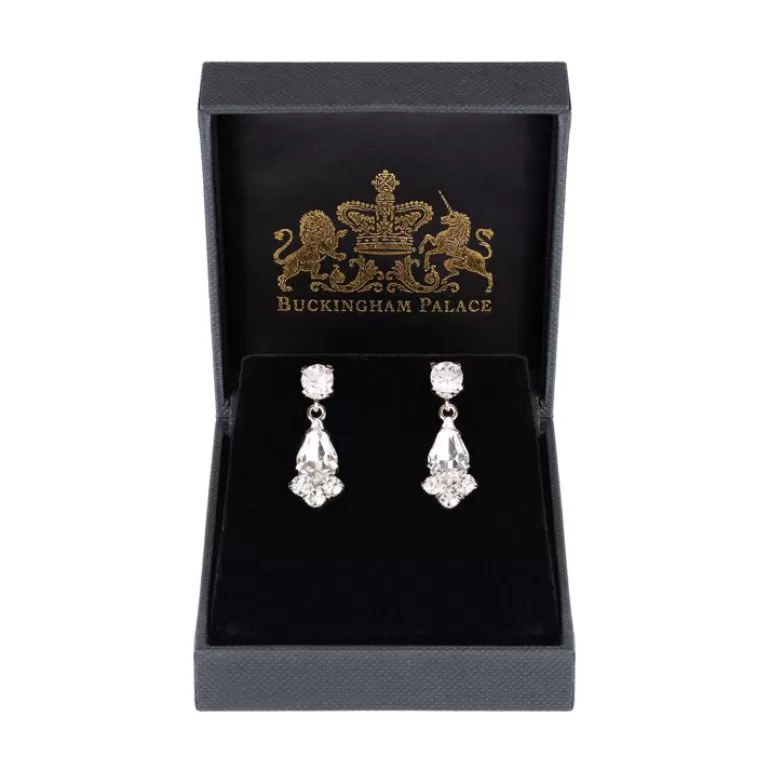 Royal Collection Shop Crystal Decagon Earrings | Earrings