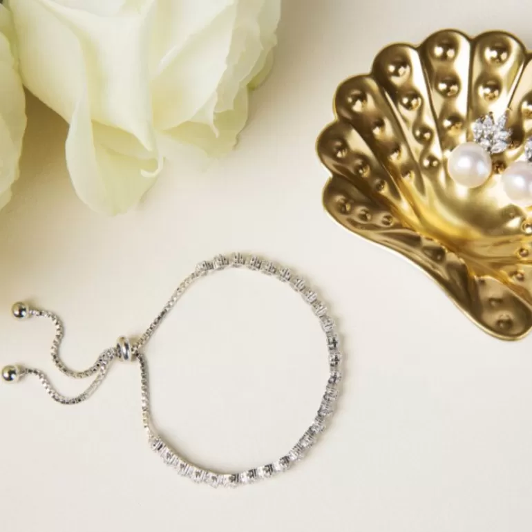 Royal Collection Shop Crystal Flower Friendship Bracelet | Bracelets