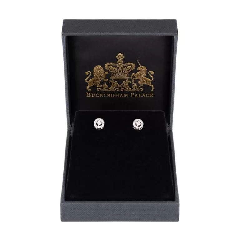Royal Collection Shop Diamante Stud Earrings | Earrings