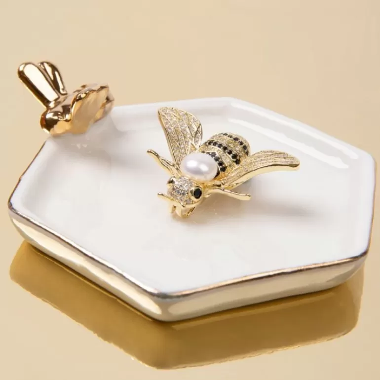 Royal Collection Shop Gold Bee Brooch | Brooches