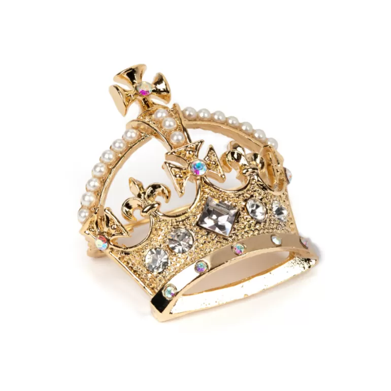 Royal Collection Shop Gold Crown Brooch | Brooches