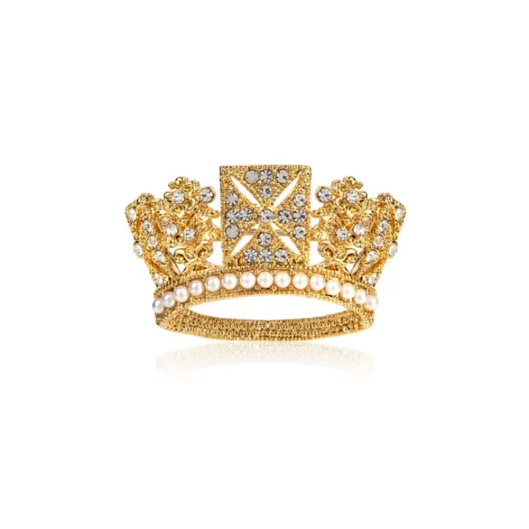 Royal Collection Shop Gold Diadem Crown Brooch | Brooches