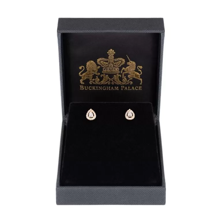Royal Collection Shop Gold Teardrop Earrings | Earrings
