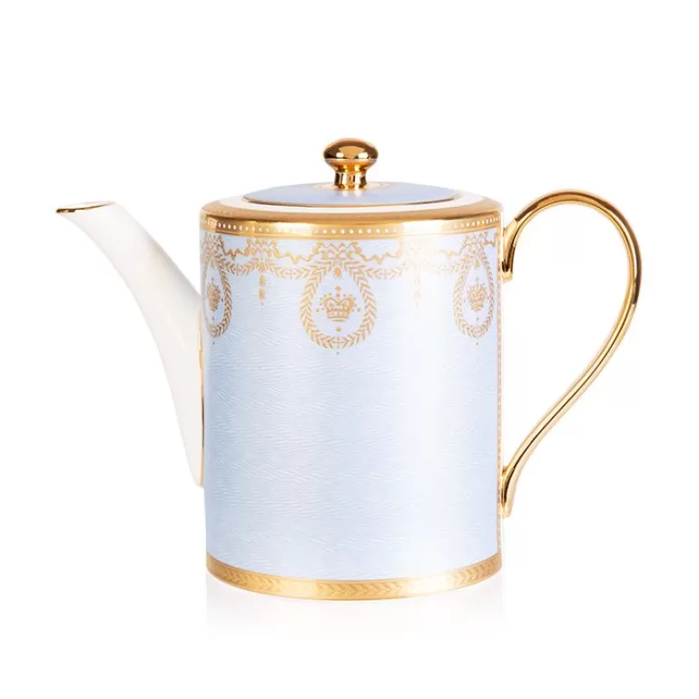 Royal Collection Shop Imperial Russian Blue Coffee Pot | Afternoon Tea