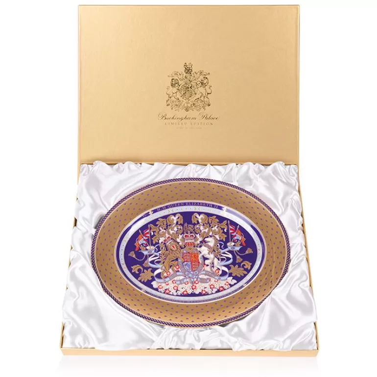 Royal Collection Shop Longest Reigning Monarch Oval Charger | Plates & Bowls