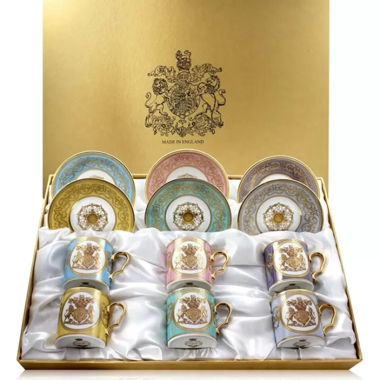 Royal Collection Shop Lustre Pastel Coffee Cup And Saucer Set | Cups & Saucers