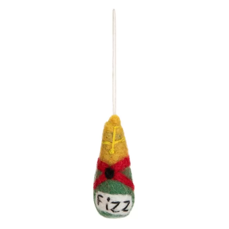 Royal Collection Shop Miniature Champagne Felt Decoration | Decorations