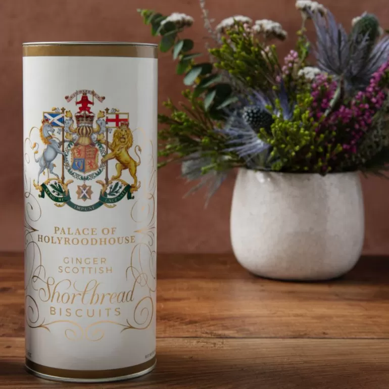 Royal Collection Shop Palace Of Holyroodhouse Ginger Shortbread Tube | Biscuits