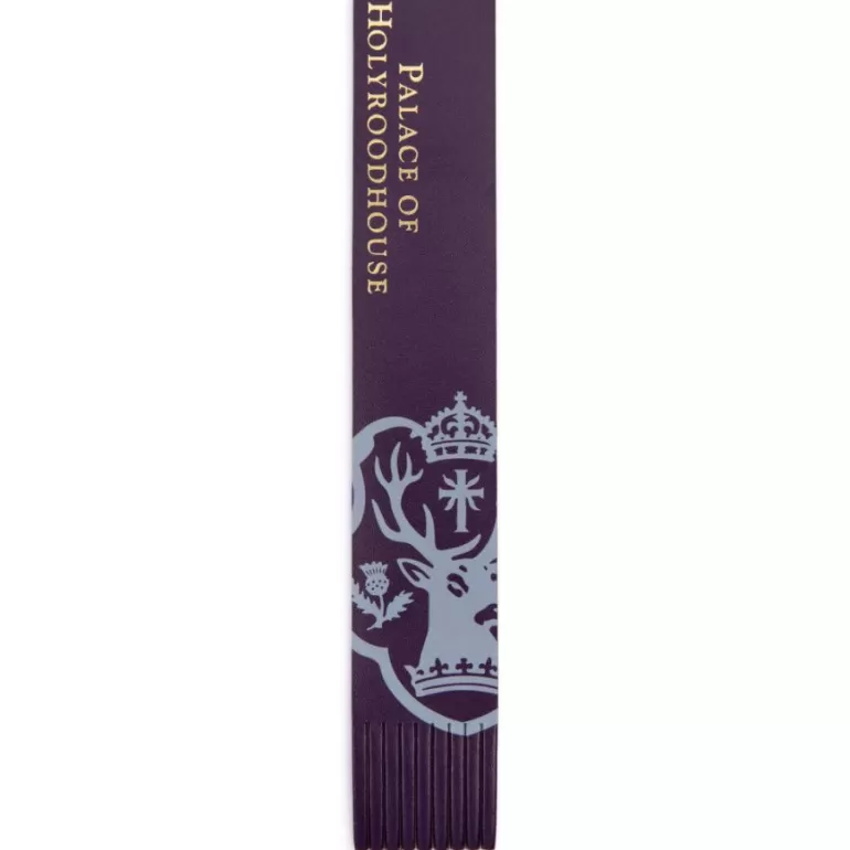 Royal Collection Shop Palace Of Holyroodhouse Purple Bookmark | Bookmarks