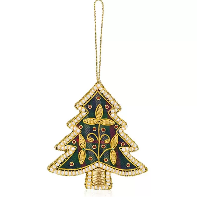 Royal Collection Shop Palace Of Holyroodhouse Tartan Christmas Tree Decoration | Decorations