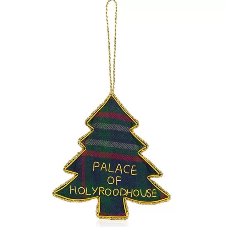 Royal Collection Shop Palace Of Holyroodhouse Tartan Christmas Tree Decoration | Decorations