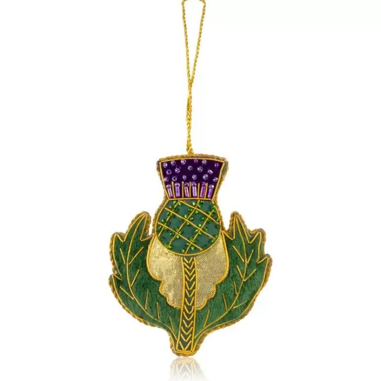 Royal Collection Shop Palace Of Holyroodhouse Thistle Decoration | Decorations