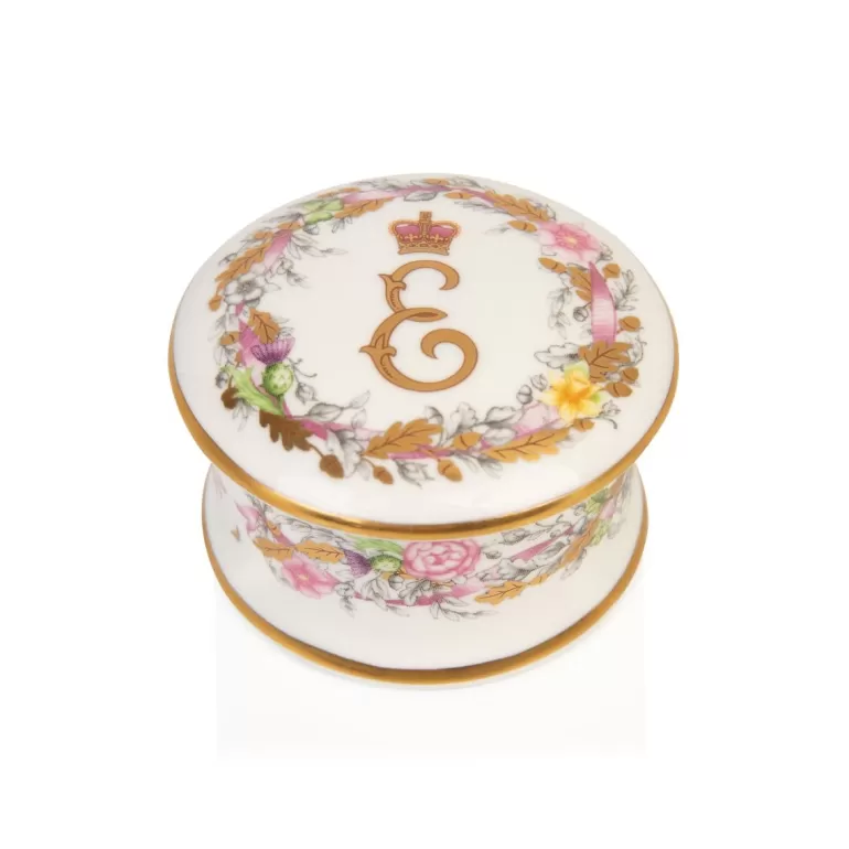 Royal Collection Shop Queen Elizabeth Ii Commemorative Pillbox | Queen Elizabeth Ii Commemorative Range