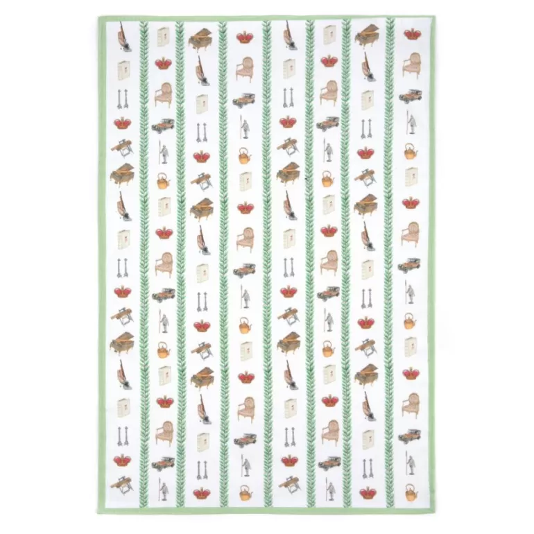 Royal Collection Shop Queen Mary'S Dolls' House Tea Towel | Home Linens