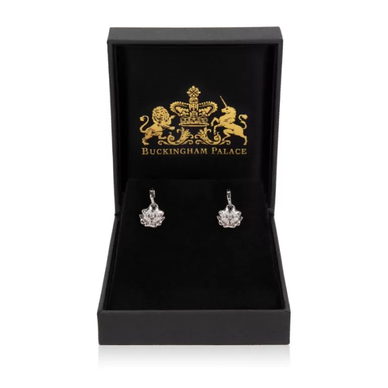 Royal Collection Shop Rose Drop Earrings | Earrings