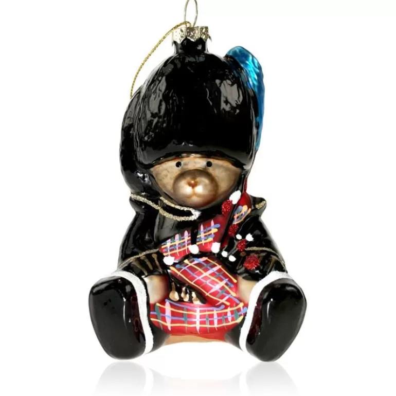 Royal Collection Shop Scottish Piper Glass Ornament | Decorations