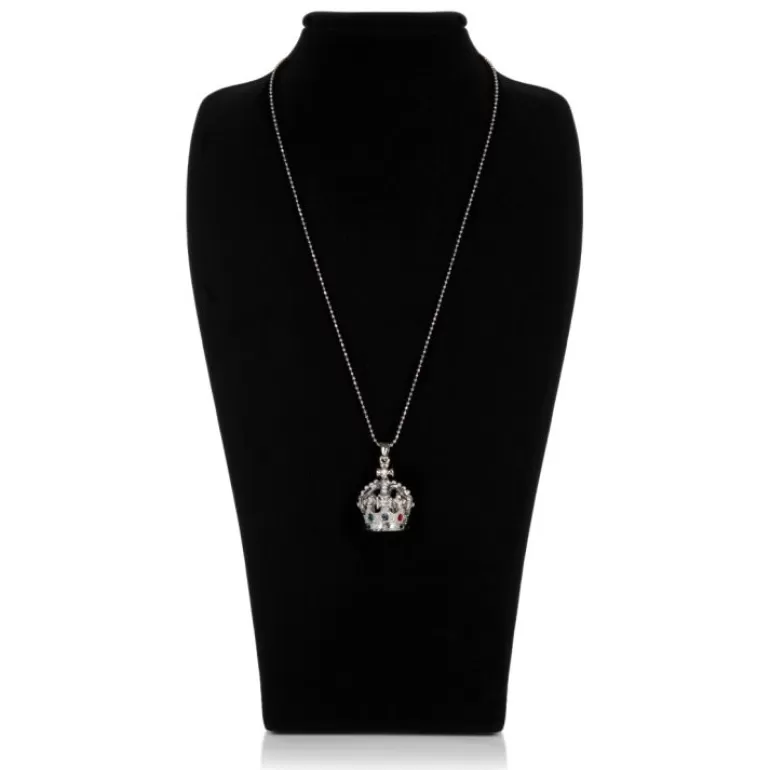 Royal Collection Shop Silver Crown Necklace | Necklaces