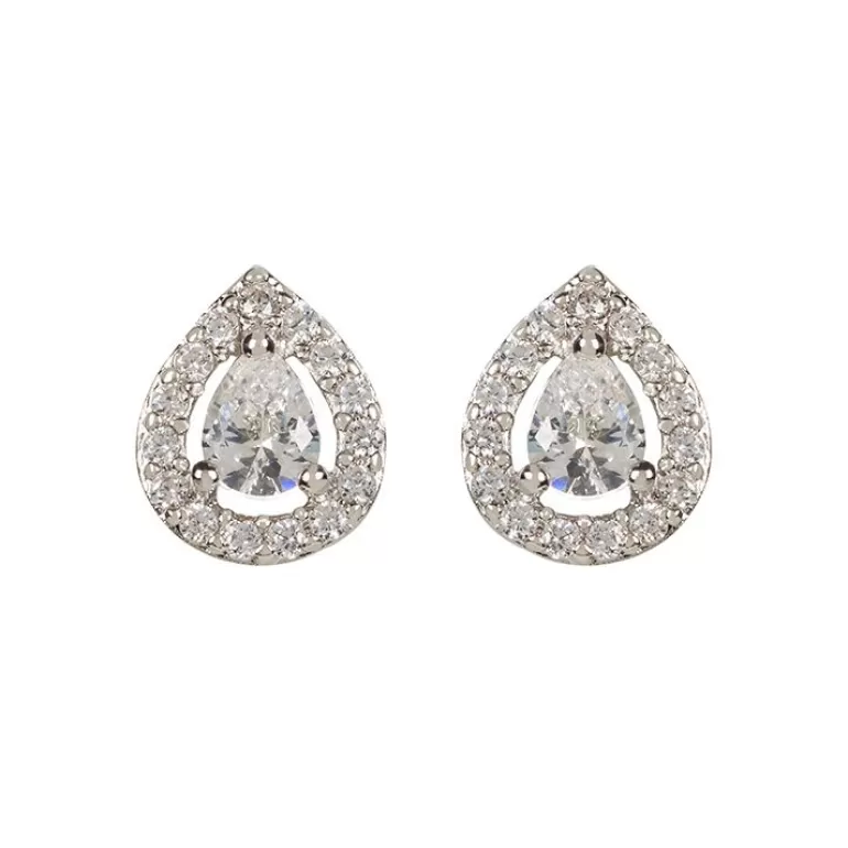 Royal Collection Shop Silver Teardrop Earrings | Earrings