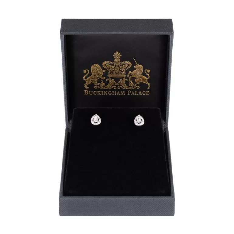 Royal Collection Shop Silver Teardrop Earrings | Earrings