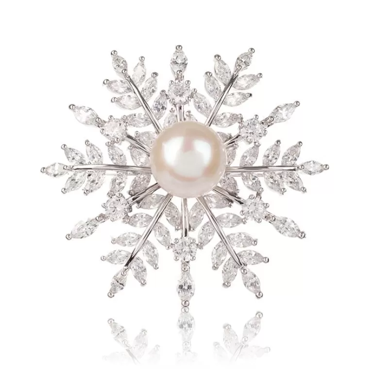 Royal Collection Shop Snowflake Brooch | Brooches