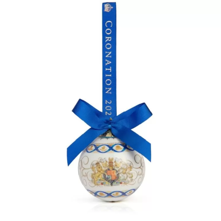 Royal Collection Shop The Coronation China Bauble | The Coronation Of King Charles Iii