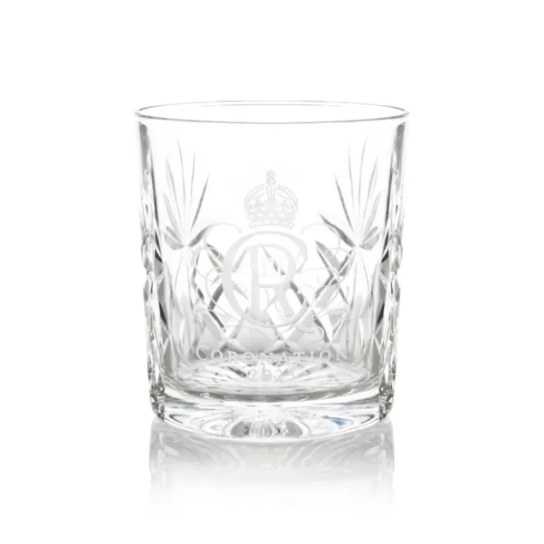 Royal Collection Shop The Coronation Crystal Tumbler | Wine & Spirits