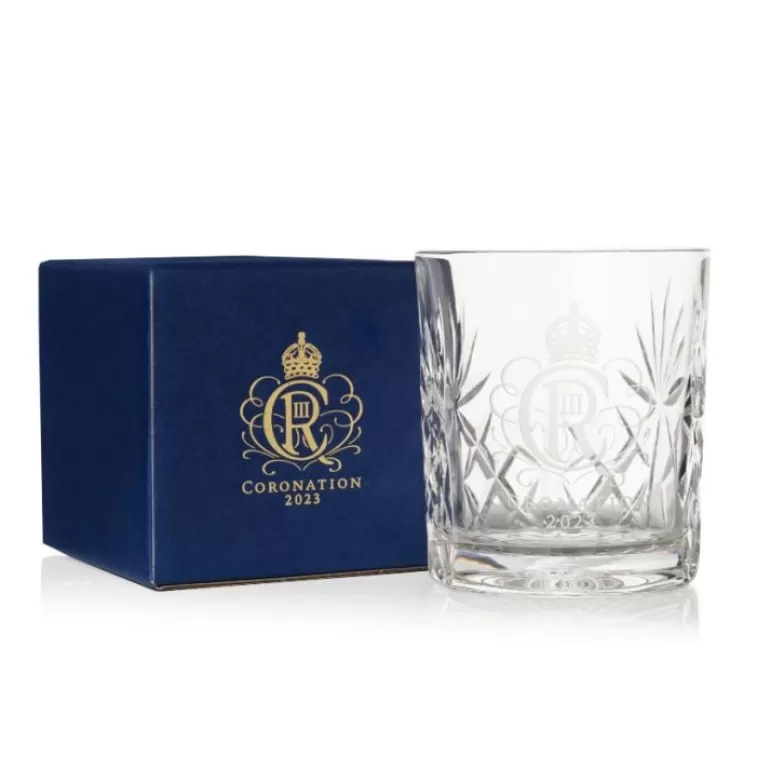 Royal Collection Shop The Coronation Crystal Tumbler | Wine & Spirits