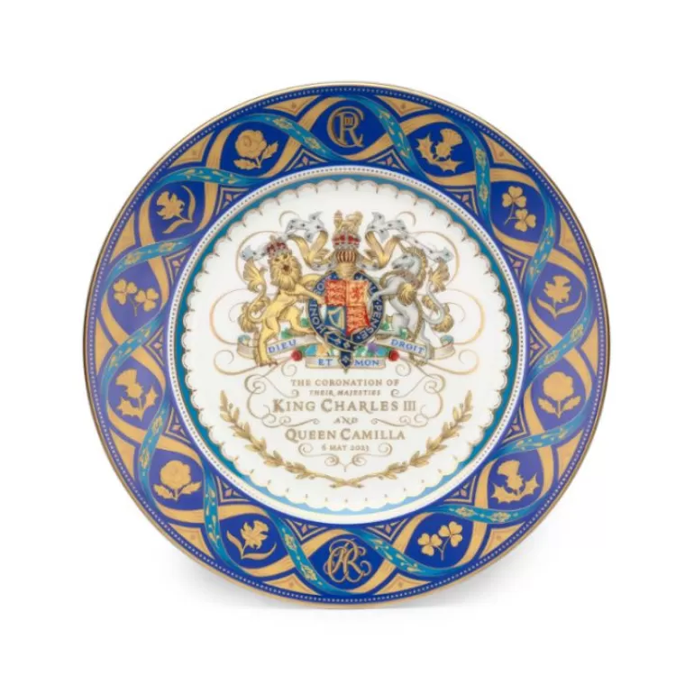 Royal Collection Shop The Coronation Dessert Plate | Plates & Bowls