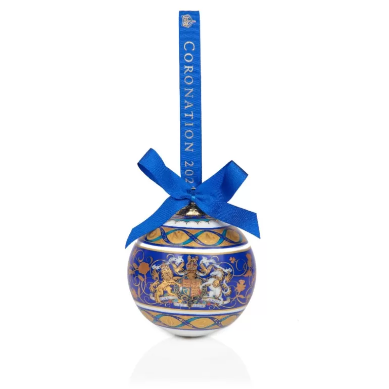 Royal Collection Shop The Coronation Limited Edition Bauble | The Coronation Of King Charles Iii