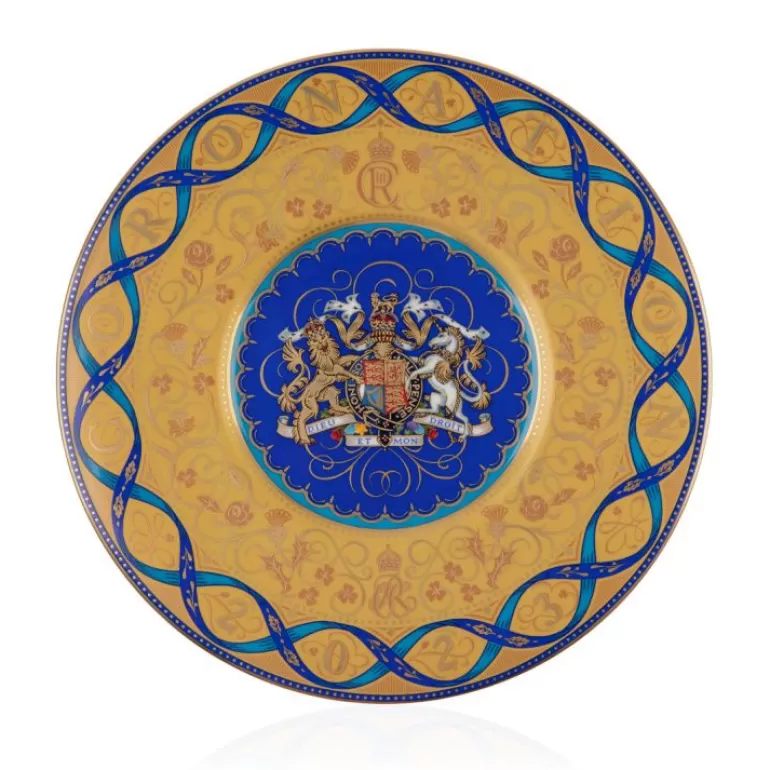 Royal Collection Shop The Coronation Limited Edition Disc Plate | Plates & Bowls
