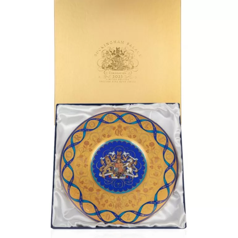Royal Collection Shop The Coronation Limited Edition Disc Plate | Plates & Bowls