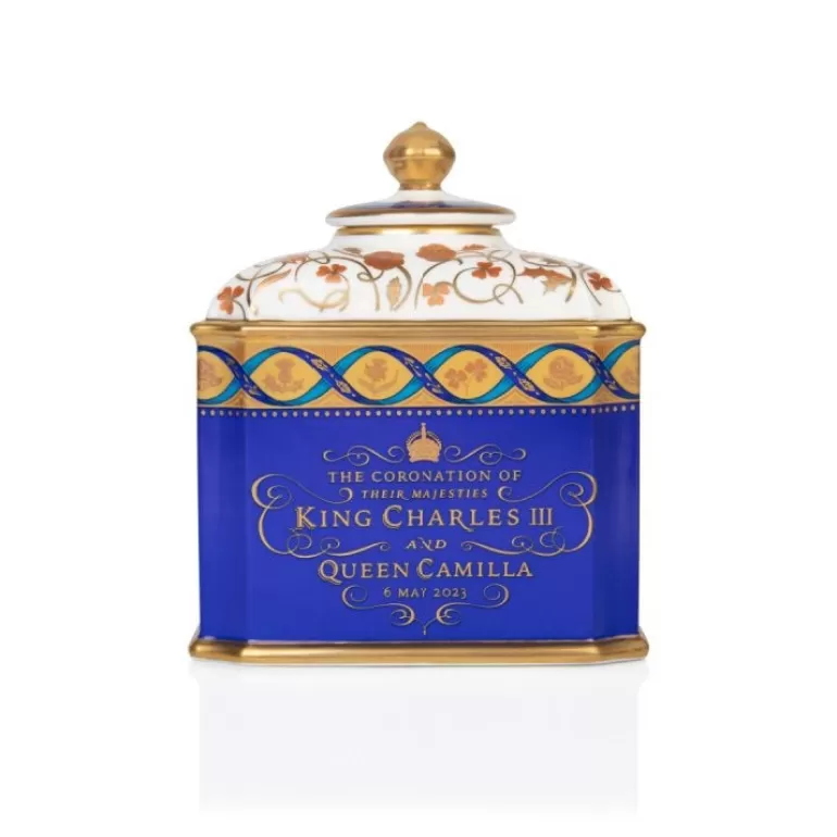 Royal Collection Shop The Coronation Limited Edition Tea Caddy | The Coronation Of King Charles Iii