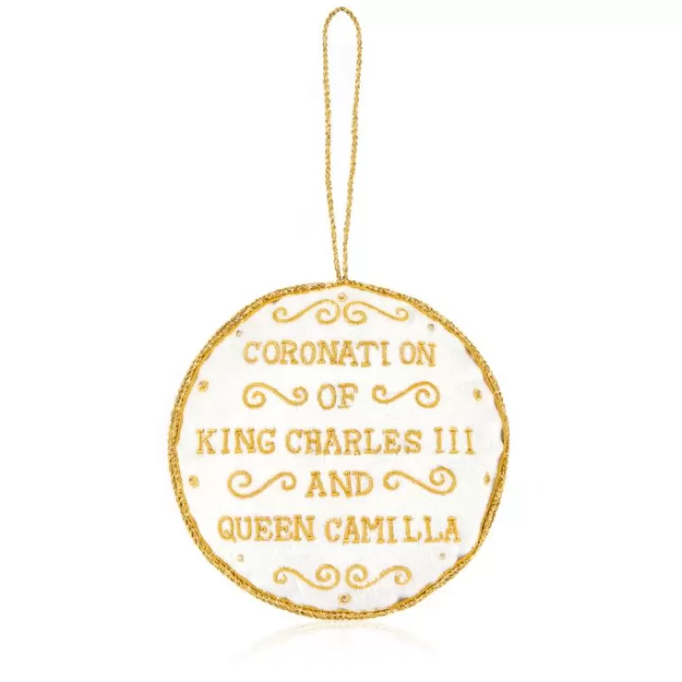 Royal Collection Shop The Coronation Roundel Decoration | Decorations
